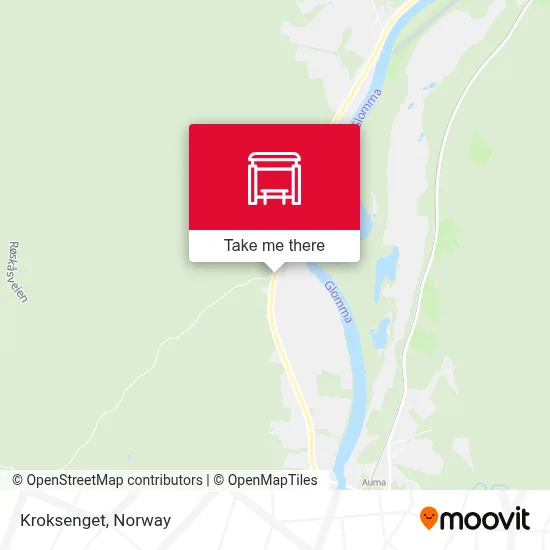 Kroksenget map
