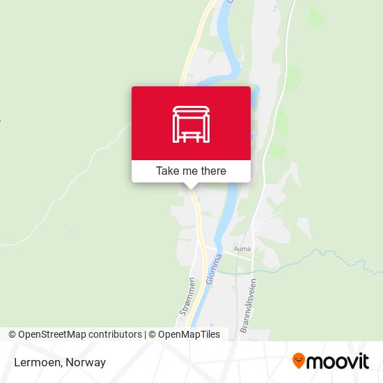 Lermoen map