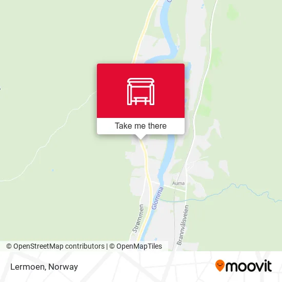 Lermoen map