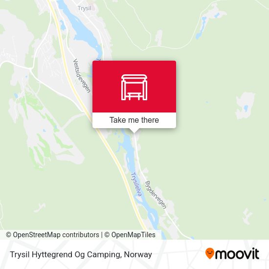 Trysil Hyttegrend Og Camping map