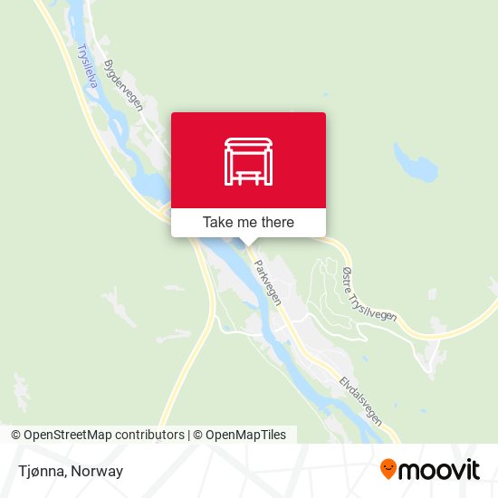 Tjønna map