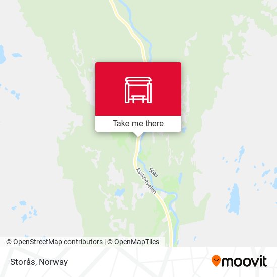 Storås map