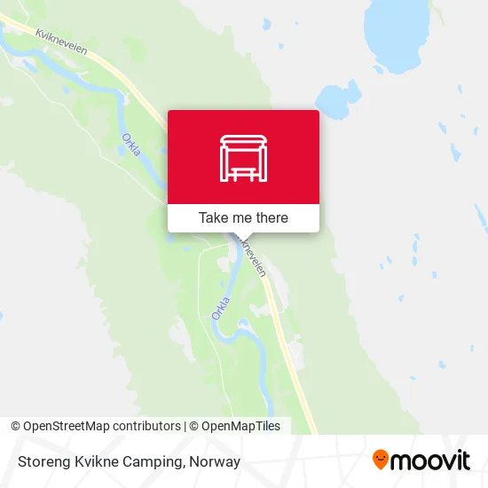 Storeng Kvikne Camping map