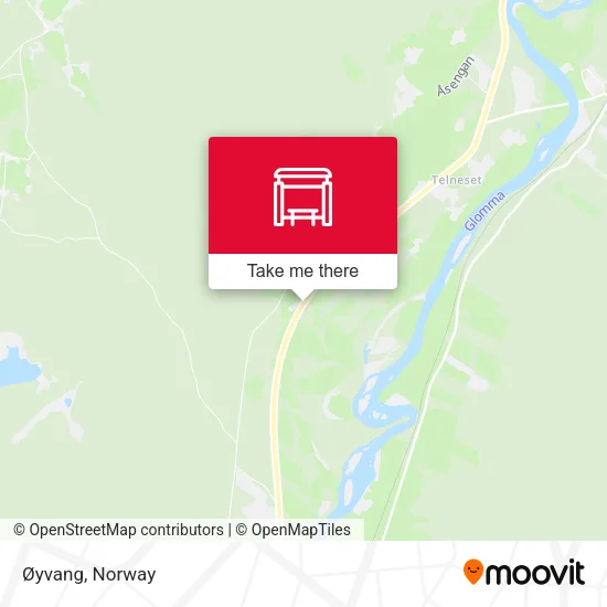 Øyvang map