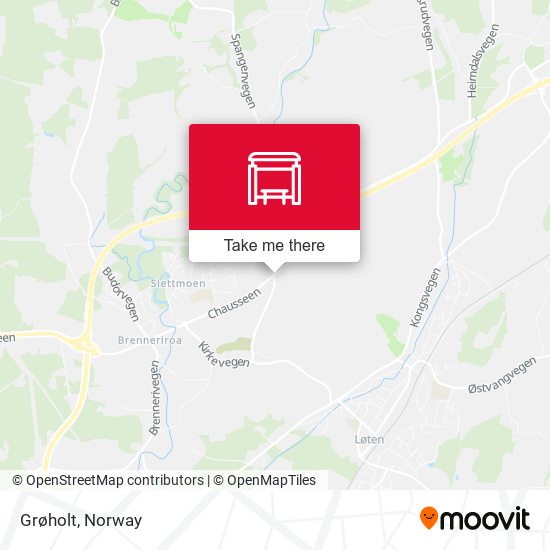 Grøholt map