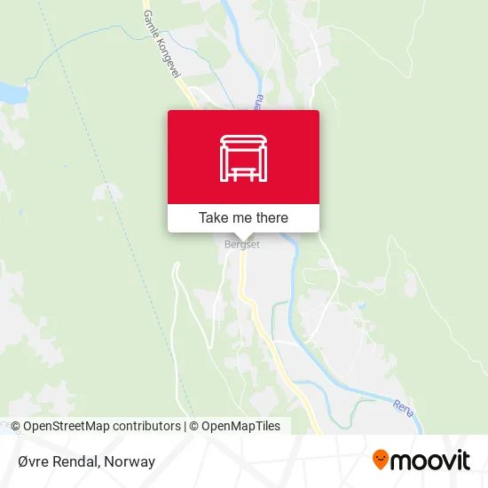 Øvre Rendal map