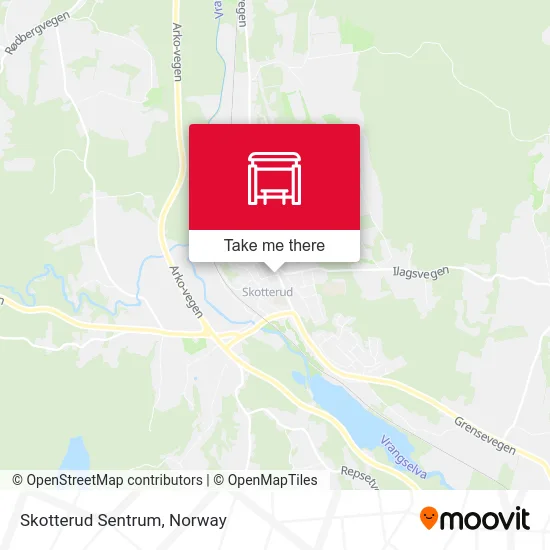 Skotterud Sentrum map