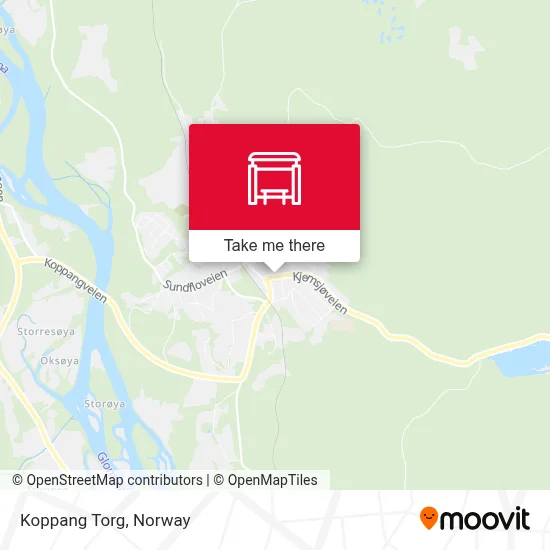 Koppang Torg map