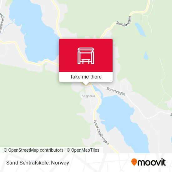 Sand Sentralskole map