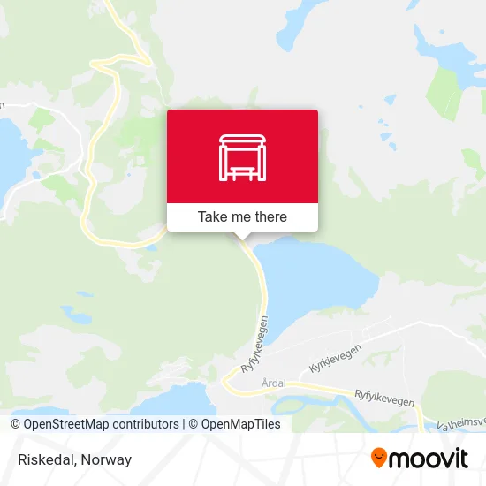 Riskedal map