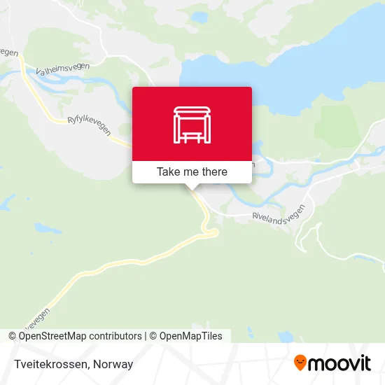 Tveitekrossen map