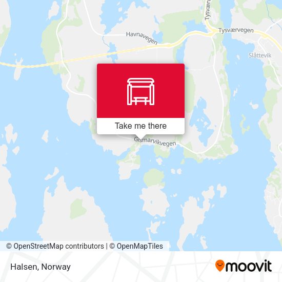 Halsen map