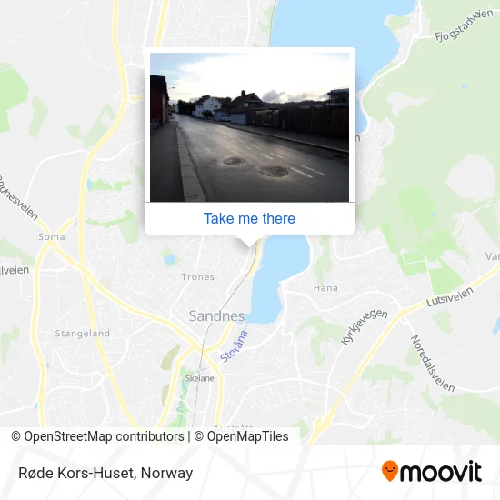 Røde Kors-Huset map