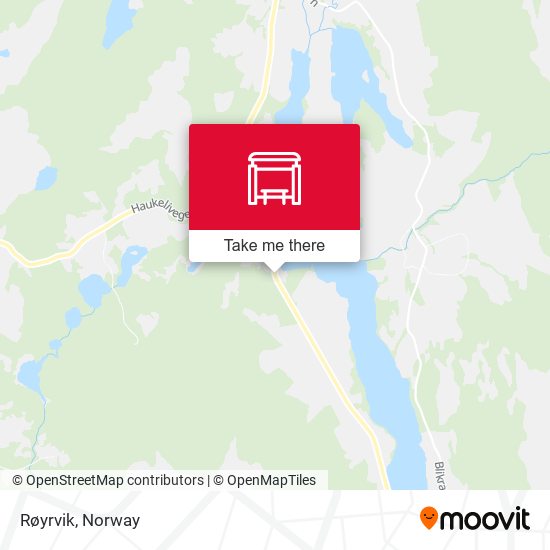 Røyrvik map