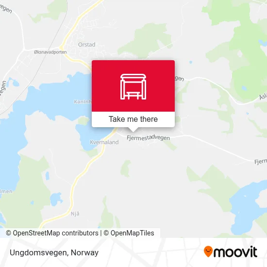 Ungdomsvegen map