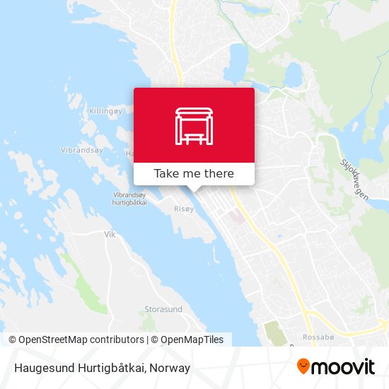 Haugesund Hurtigbåtkai map