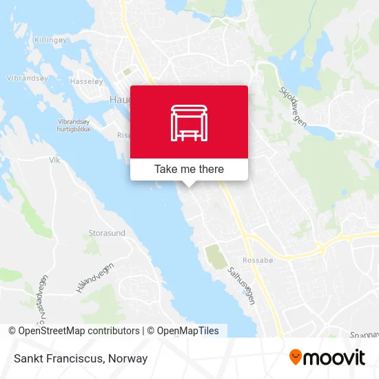 Sankt Franciscus map