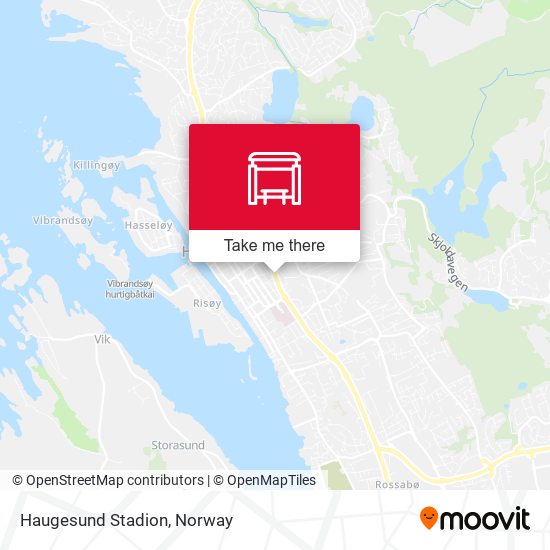 Haugesund Stadion map