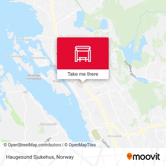 Haugesund Sjukehus map