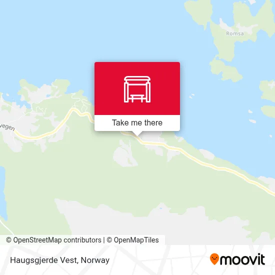 Haugsgjerde Vest map