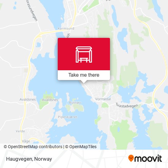 Haugvegen map