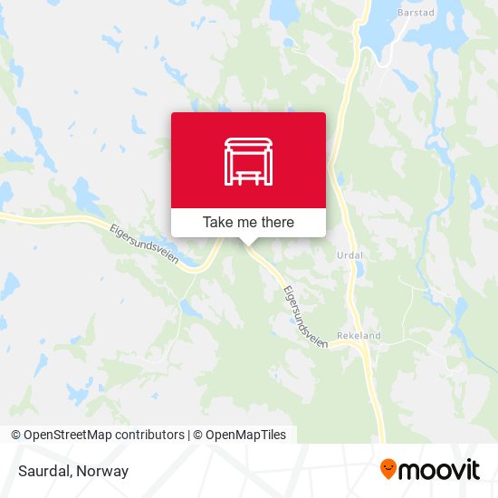 Saurdal map