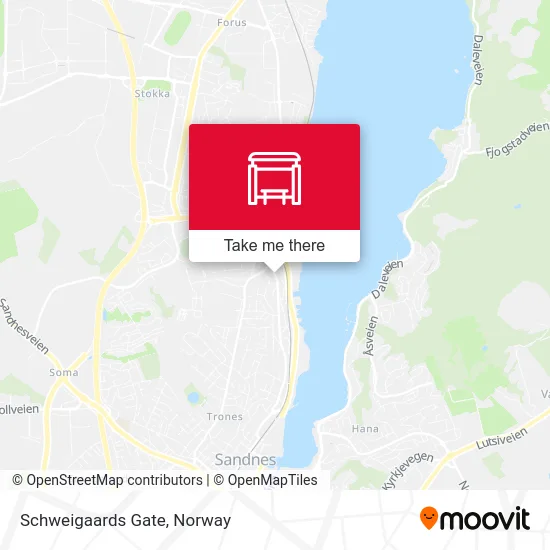 Schweigaards Gate map