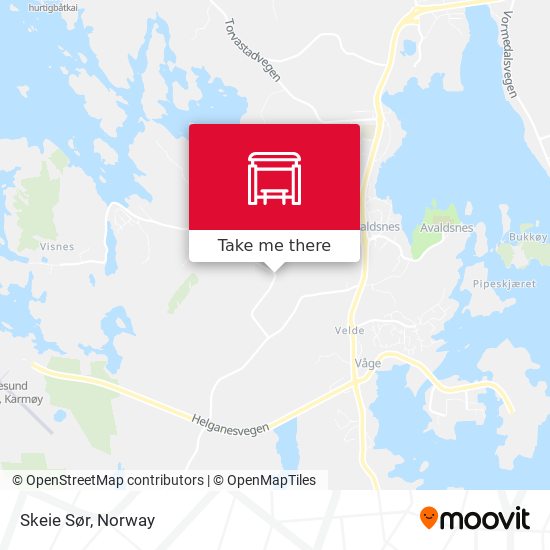 Skeie Sør map