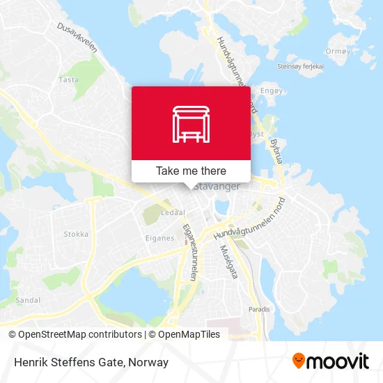 Henrik Steffens Gate map