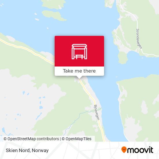 Skien Nord map