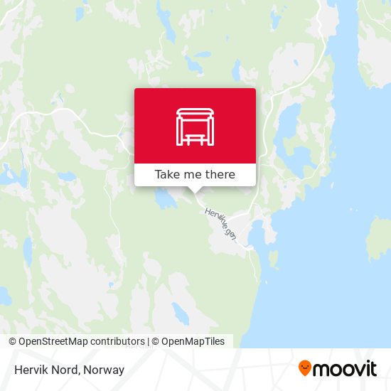 Hervik Nord map