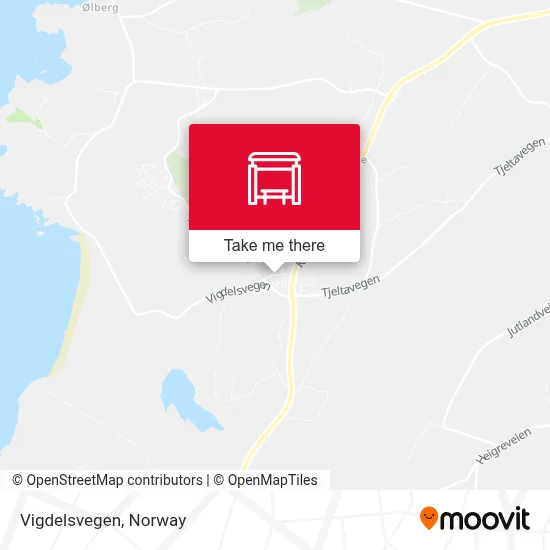 Vigdelsvegen map