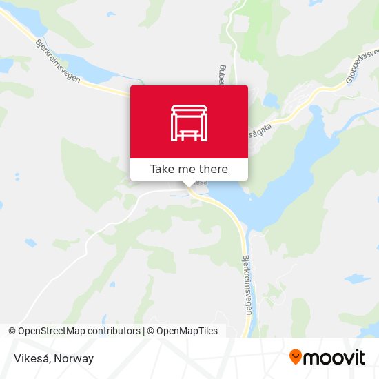 Vikeså map