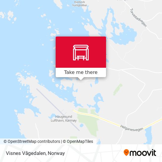 Visnes Vågedalen map