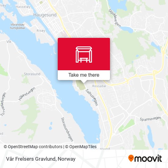 Vår Frelsers Gravlund map