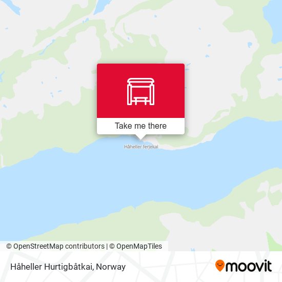 Håheller Hurtigbåtkai map