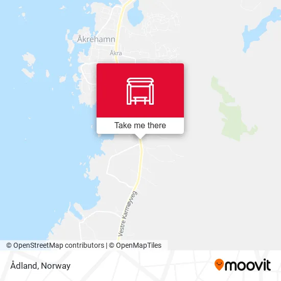 Ådland map