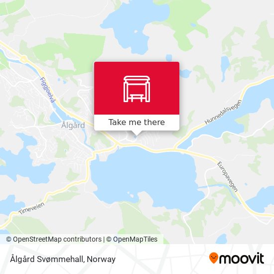 Ålgård Svømmehall map