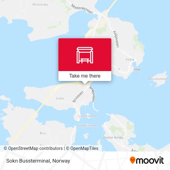 Sokn Bussterminal map
