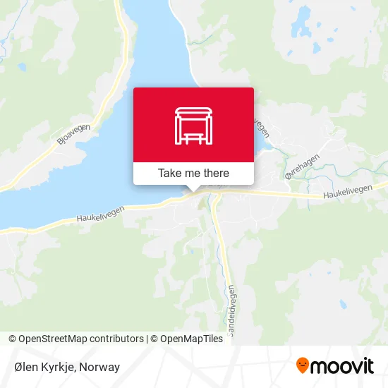 Ølen Kyrkje map