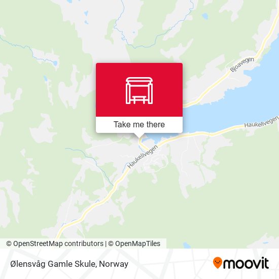 Ølensvåg Gamle Skule map