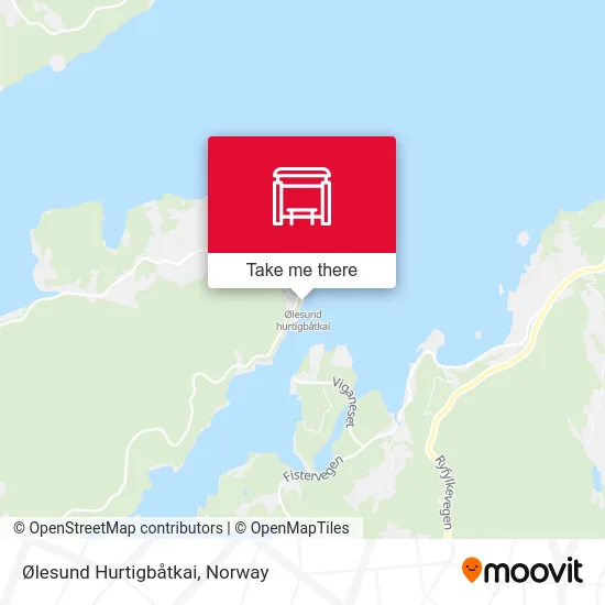 Ølesund Hurtigbåtkai map