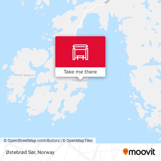 Østebrød Sør map