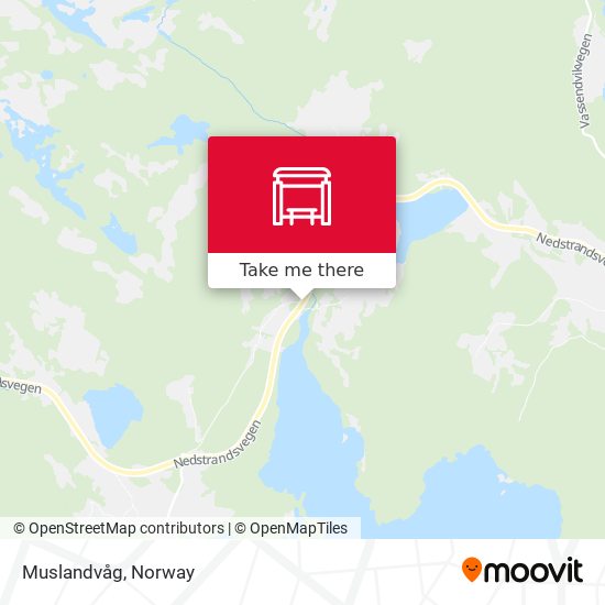 Muslandvåg map