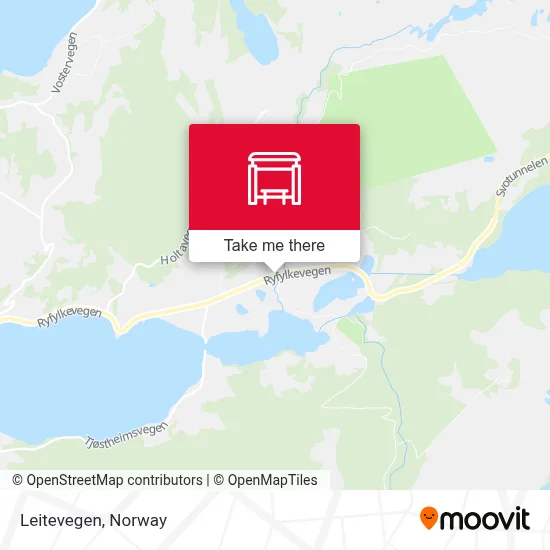 Leitevegen map