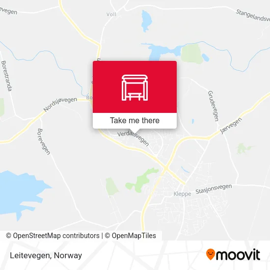 Leitevegen map