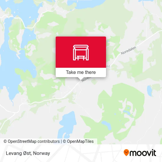Levang Øst map