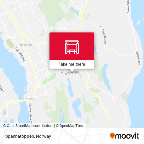 Spannatoppen map