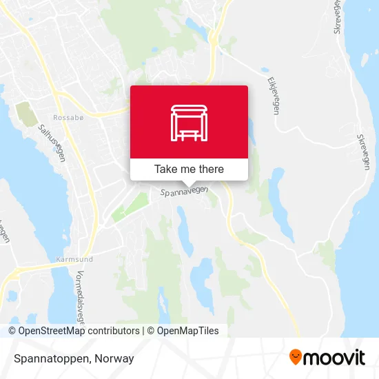 Spannatoppen map