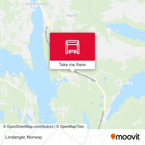 Lindanger map